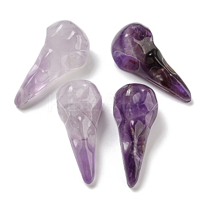 Natural Amethyst Pendants G-M417-06I-1