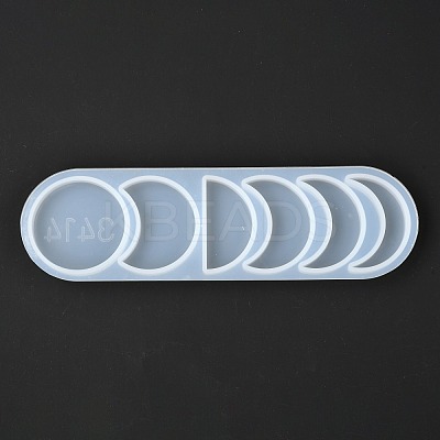 Phases of the Moon Silicone Molds X-DIY-P025-02-1