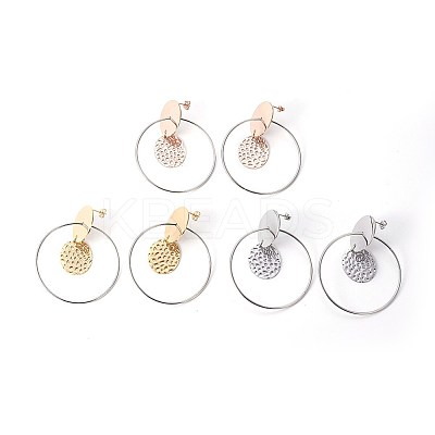304 Stainless Steel Ear Studs STAS-I103-19-1