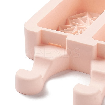 Food Grade DIY Rectangle Ice-cream Silicone Molds DIY-D062-06C-1