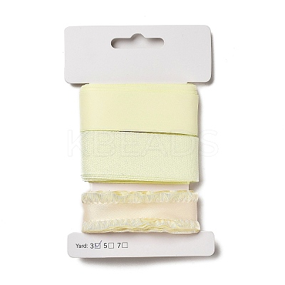 9 Yards 3 Styles Polyester Ribbon SRIB-A014-M05-1