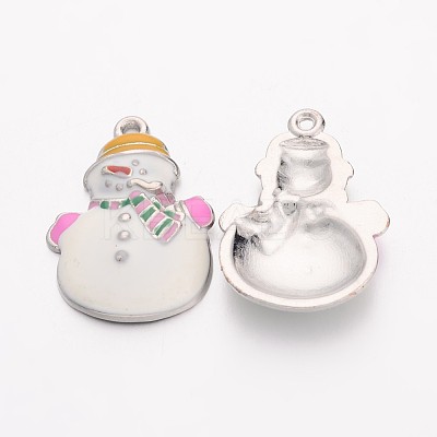 Alloy Enamel Pendants EA817Y-1