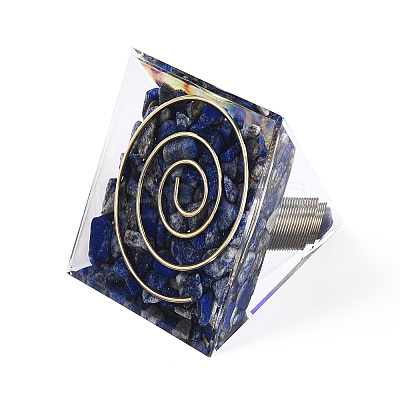 Orgonite Pyramid Resin Energy Generators DJEW-N003-07A-1
