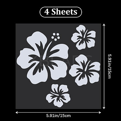 PET Self Adhesive Car Stickers STIC-WH0010-05B-1