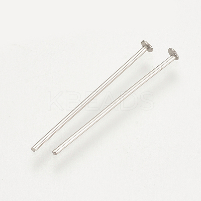 Non-Tarnish 304 Stainless Steel Flat Head Pins LS-X-STAS-S076-75-30mm-1