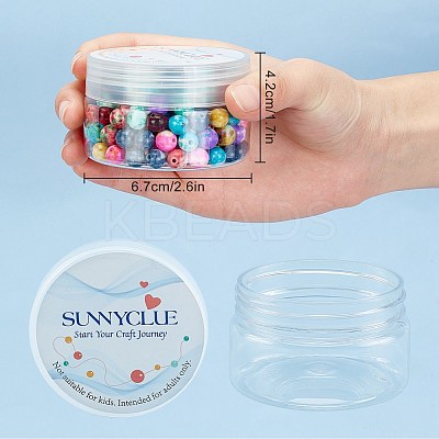 200Pcs DIY Natural & Dyed Ocean White Jade Beaded Stretch Bracelet Making Kits DIY-SC0014-78-1