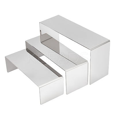 201 Stainless Steel Display Riser Stand Sets ODIS-WH0004-17P-1