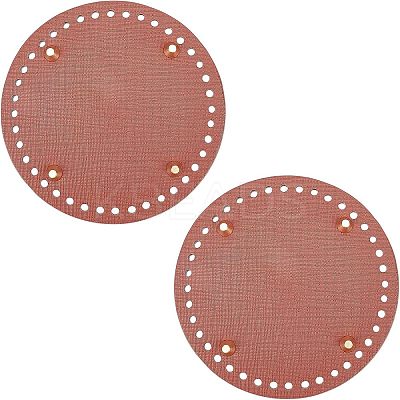 PU Leather Flat Round Bag Bottom FIND-CA0001-11J-1
