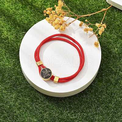 Constellation Nylon Cords Multi-strand Bracelets BJEW-U016-01B-08-1