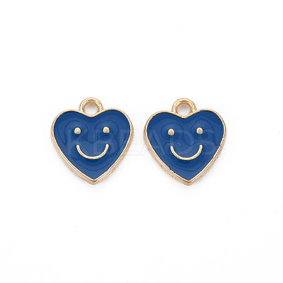 Alloy Enamel Charms ENAM-T016-12C-RS-1
