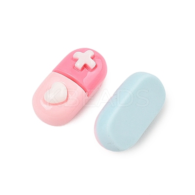 Opaque Resin Cabochons X-CRES-M037-08C-1
