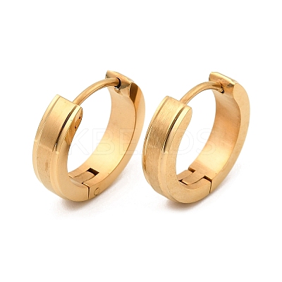 304 Stainless Steel Hoop Earrings for Women EJEW-C096-62G-1