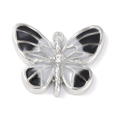 Rack Plating Alloy Enamel Pendants PALLOY-F018-22P-04-1