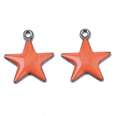 201 Stainless Steel Enamel Charms LS-STAS-N088-14J-1
