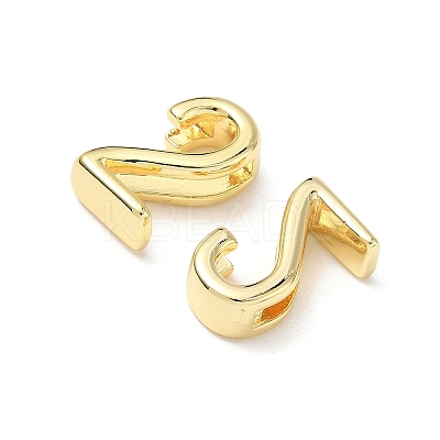 Brass Slide Charms KK-L253-15G-02-1