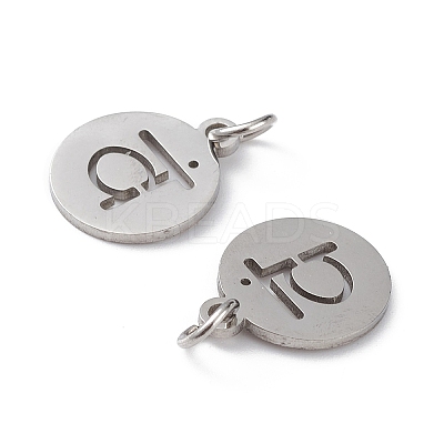 Non-Tarnish 304 Stainless Steel Charms LS-STAS-Q201-T447P-1