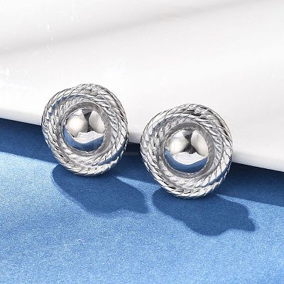 304 Stainless Steel Stud Earrings EJEW-D319-10P-1