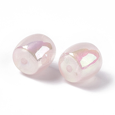 Opaque Acrylic Beads OACR-C009-01-1