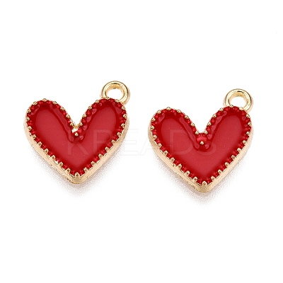 Alloy Enamel Charms ENAM-T011-204D-1