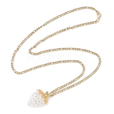 3Pcs Acrylic Rhinestone Pendant Necklaces NJEW-JN05442-01-1