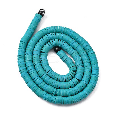 Handmade Polymer Clay Beads Strands LS-CLAY-R089-4mm-Q107-1