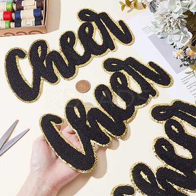 Chenille Towel Embroidery Clothing Patches PATC-WH0816-012-1