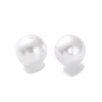 Plastic Imitation Pearl Beads FIND-M059-01C-09-1