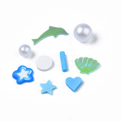 Handmade Polymer Clay Cabochons CLAY-N006-87-1