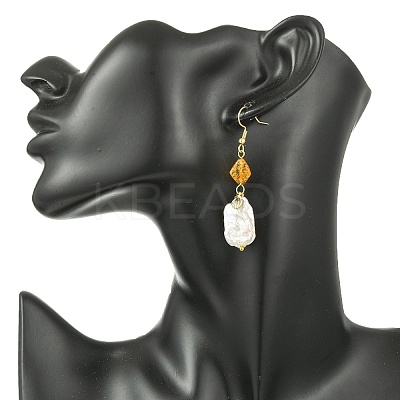 304 Stainless Steel Dangle Earring EJEW-JE07101-1