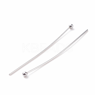 Tarnish Resistant 304 Stainless Steel Ball Head pins LS-STAS-R051-40mm-1