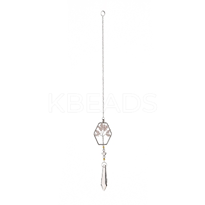 Teardrop Acrylic Beads Big Pendant Decorations HJEW-D029-01P-A-1