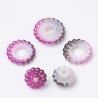 Imitation Pearl Acrylic Beads OACR-T004-10mm-02-1