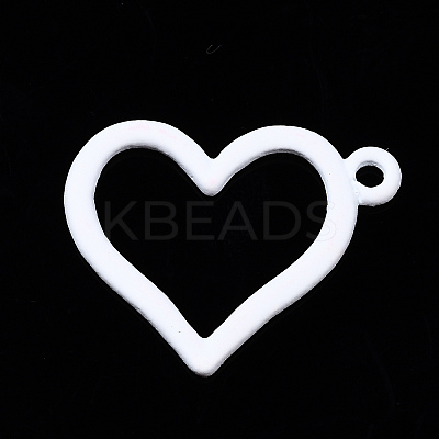 Spray Painted Alloy Pendants LS-PALLOY-Q434-013A-NR-1