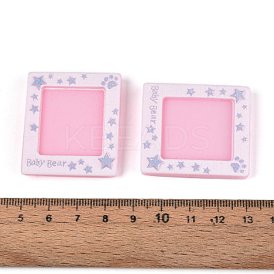 Opaque Resin Cabochons CRES-T025-11M-1