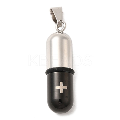 304 Stainless Steel Pendants STAS-D110-46BP-1