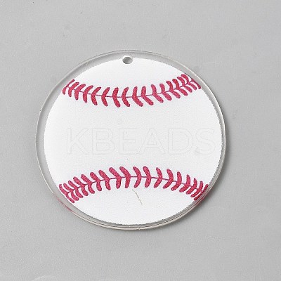 Printed Acrylic Pendants OACR-WH20008-08F-1