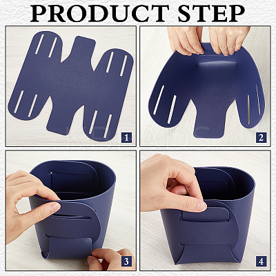 2Pcs PU Leather Jewelry Plate AJEW-CN0002-74E-1