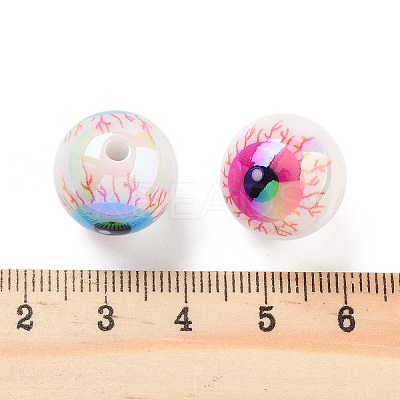 UV Plating Acrylic Beads X-OACR-S140-02-1