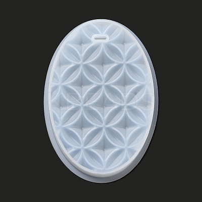 DIY Embossed Flower Pattern Pendant Silicone Molds LS-DIY-G079-01G-1