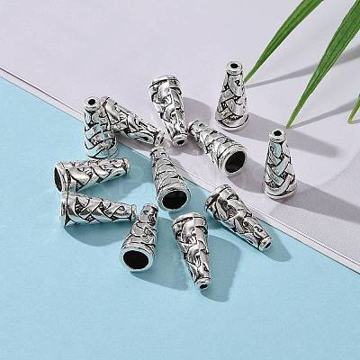 Tibetan Style Alloy Bead Cone LS-TIBEB-00821-AS-R-1