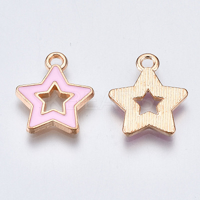 Alloy Enamel Pendants ENAM-S121-027B-1