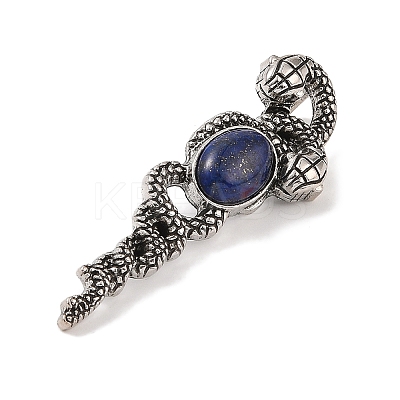 Natural Lapis Lazuli Pendants G-A224-03AS-01-1