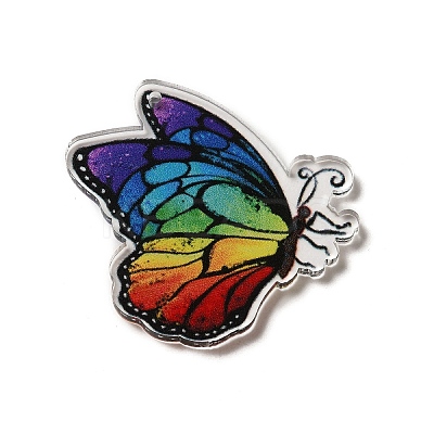 Printed Acrylic Pendants TACR-F007-06B-1