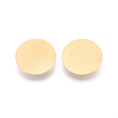 PVD Vacuum Plating 304 Stainless Steel Brooch Cabochon Settings STAS-E547-08L-G-1