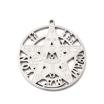 304 Stainless Steel Pendants STAS-A146-03P-1