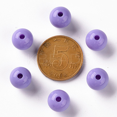 Opaque Acrylic Beads X-MACR-S370-C10mm-A32-1