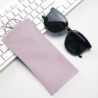 11Pcs 11 Colors Rectangle PU Imitation Leather Eyeglasses Pouch AJEW-CP0005-56-1