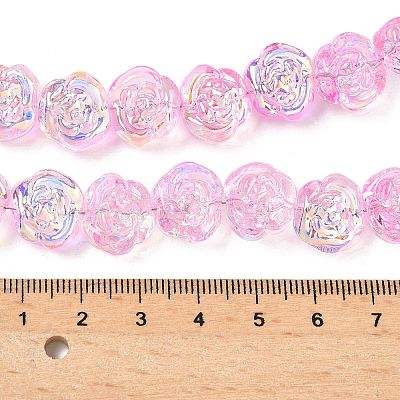 Electroplate Glass Beads Strands EGLA-K061-09A-AB04-1
