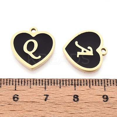 26Pcs 304 Stainless Steel Enamel Pendants STAS-T064-70G-1