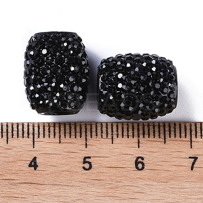 Opaque Resin European Jelly Colored Beads RESI-B025-02A-03-1